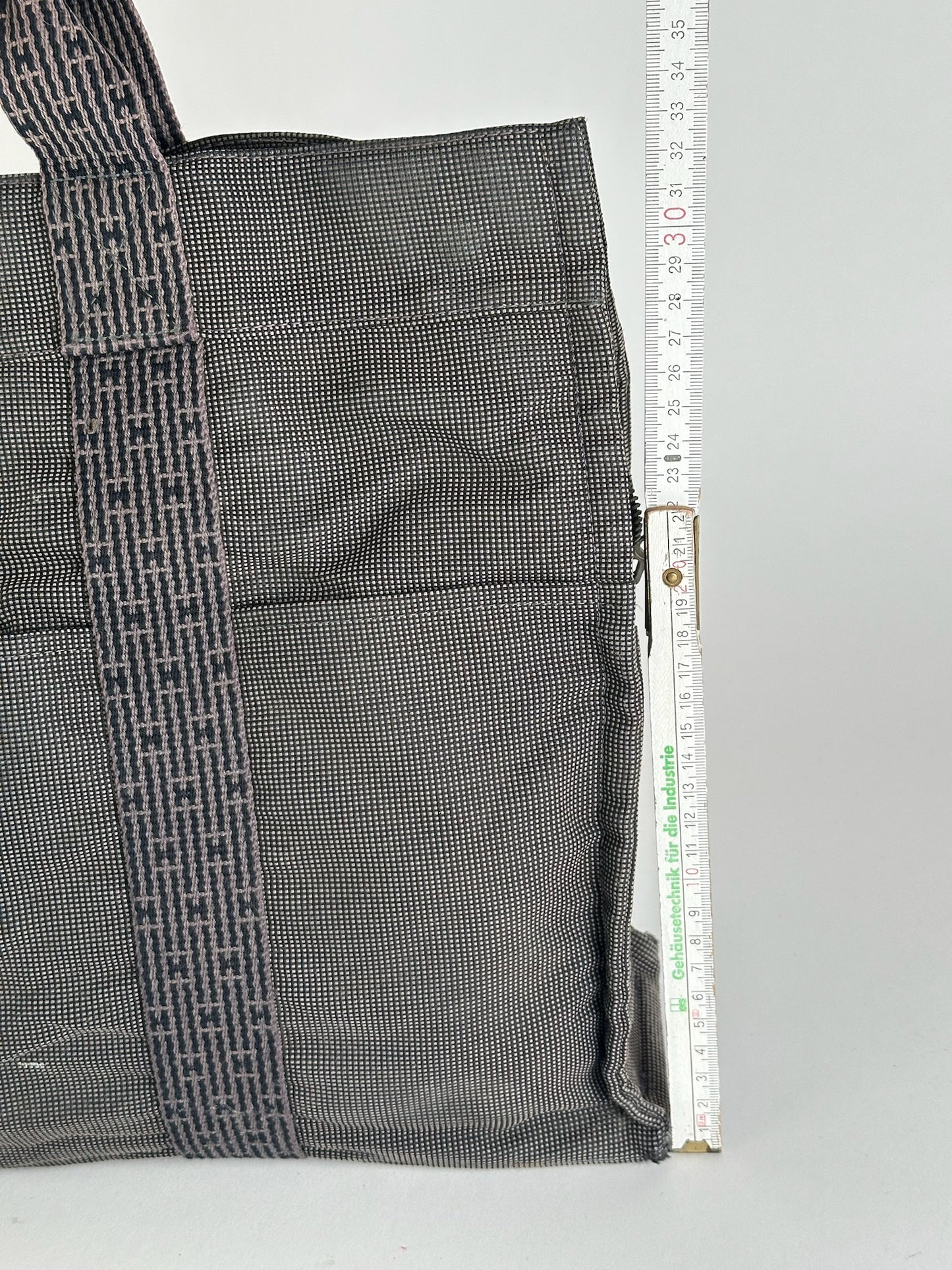 Vintage Hermes cotton bag anthracite