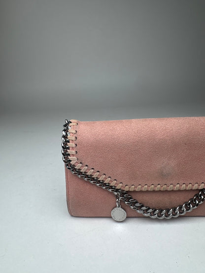 Vintage Stella Mc Cartney Vegan Suede Wallet Pink