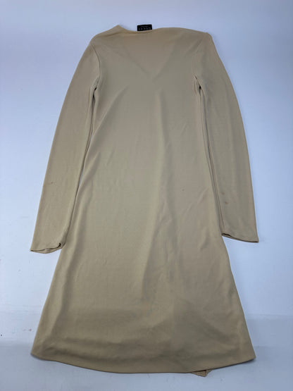 Vintage Gucci Viscose Dress M Beige