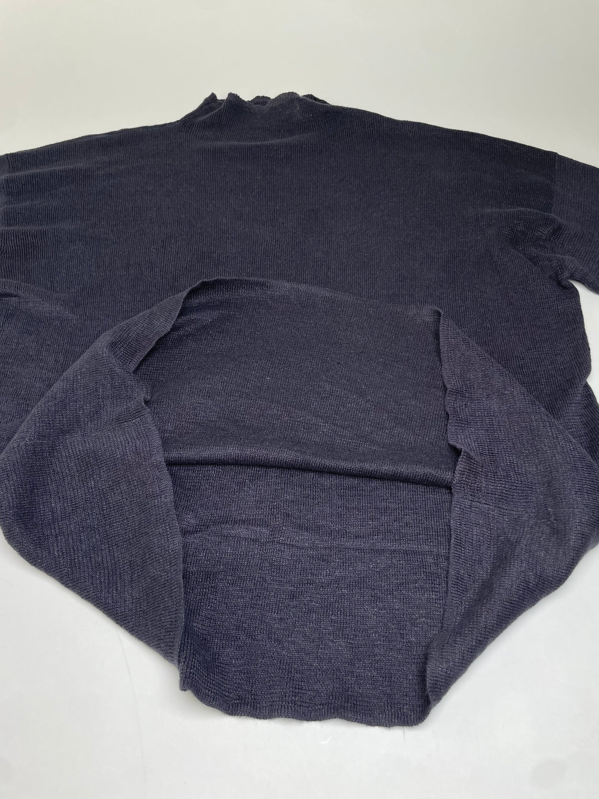 Vintage Issey Miyake Linen Pullover Sweater Dark Navy M