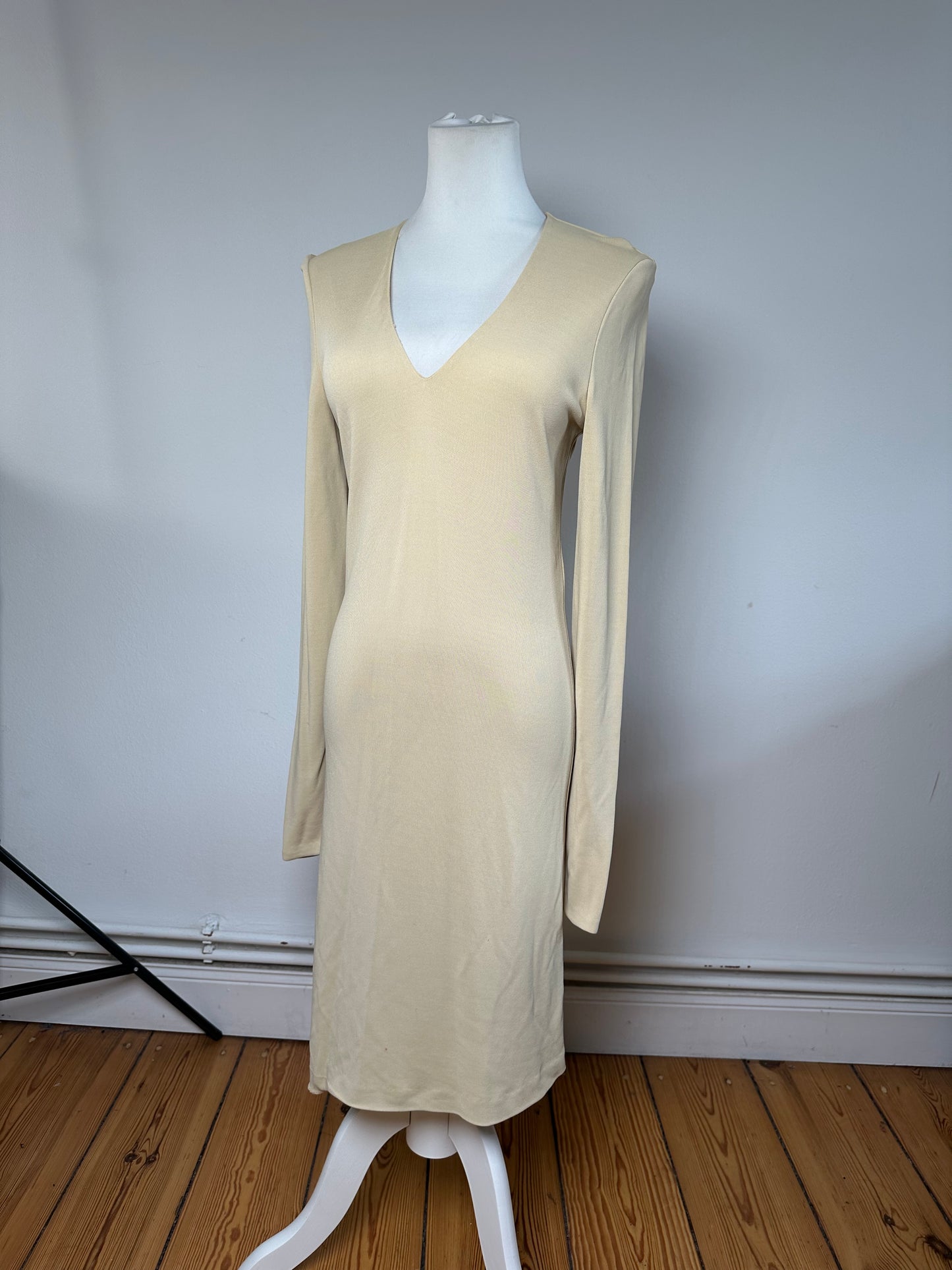 Vintage Gucci Viscose Dress M Beige