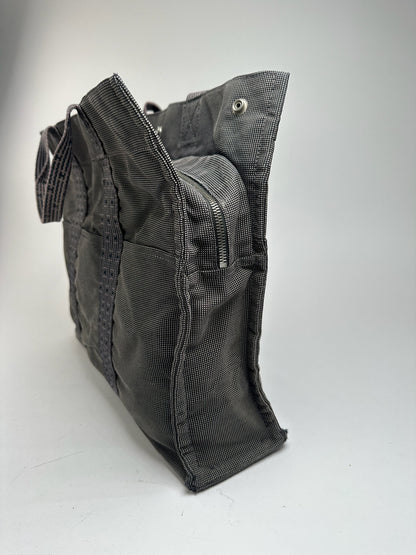 Vintage Hermes cotton bag anthracite