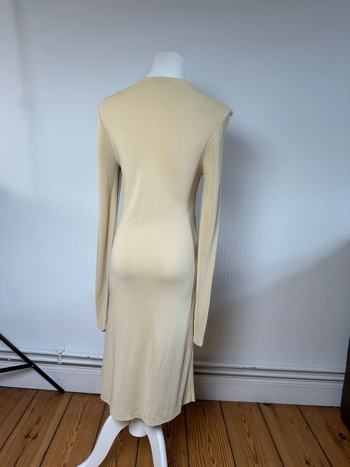 Vintage Gucci Viscose Dress M Beige