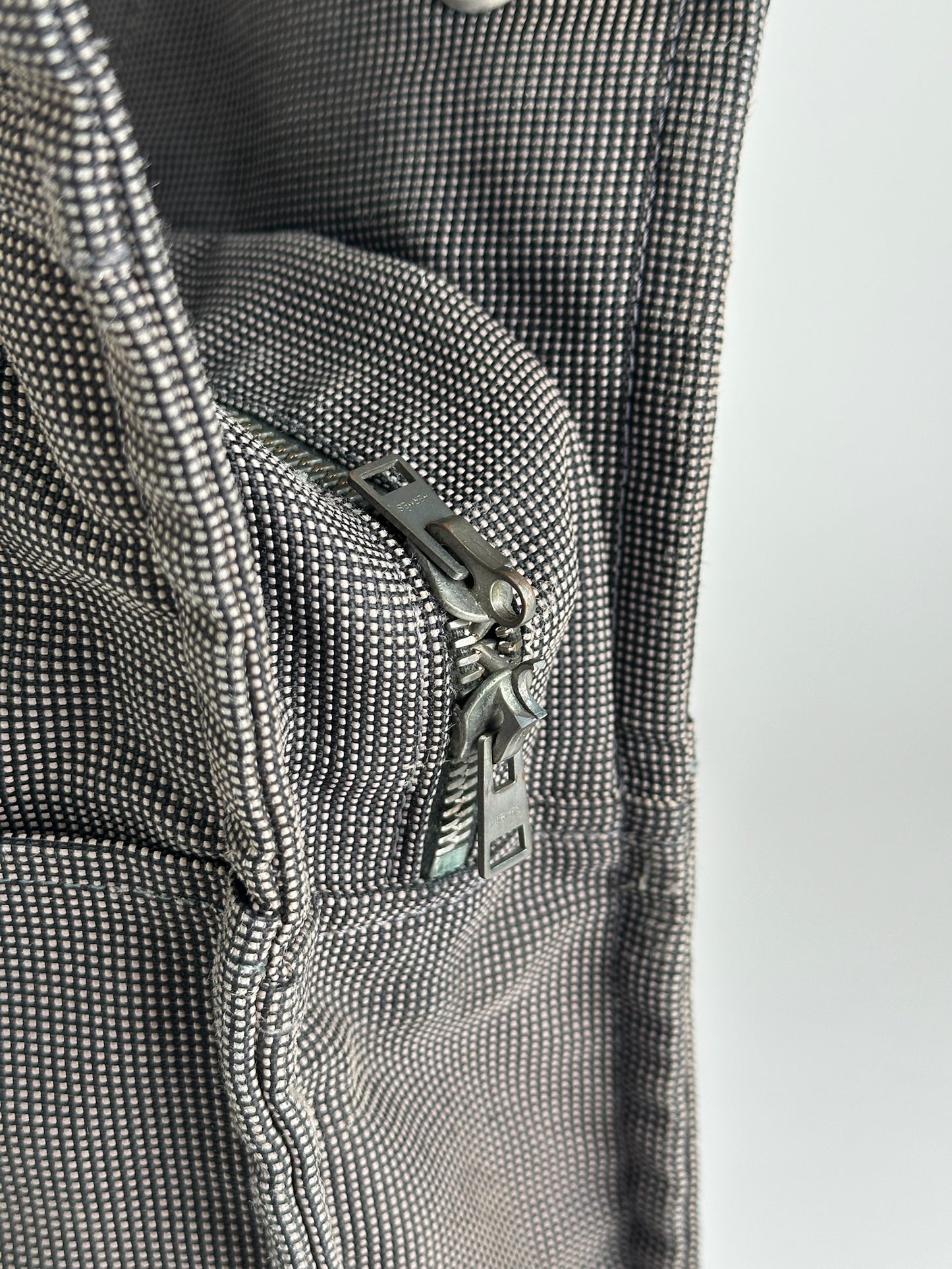 Vintage Hermes cotton bag anthracite