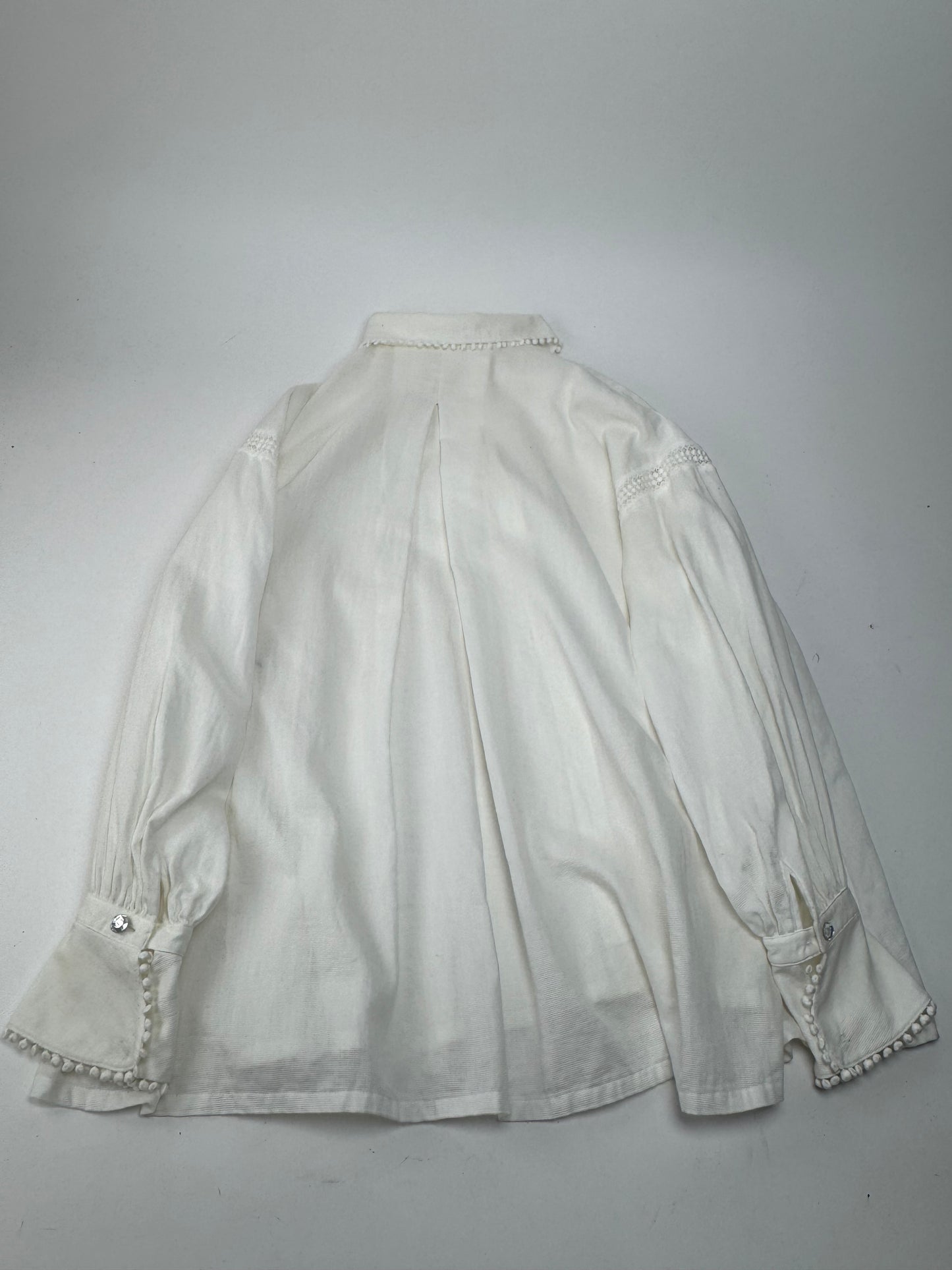 Vintage Dior Blouse Shirt White M