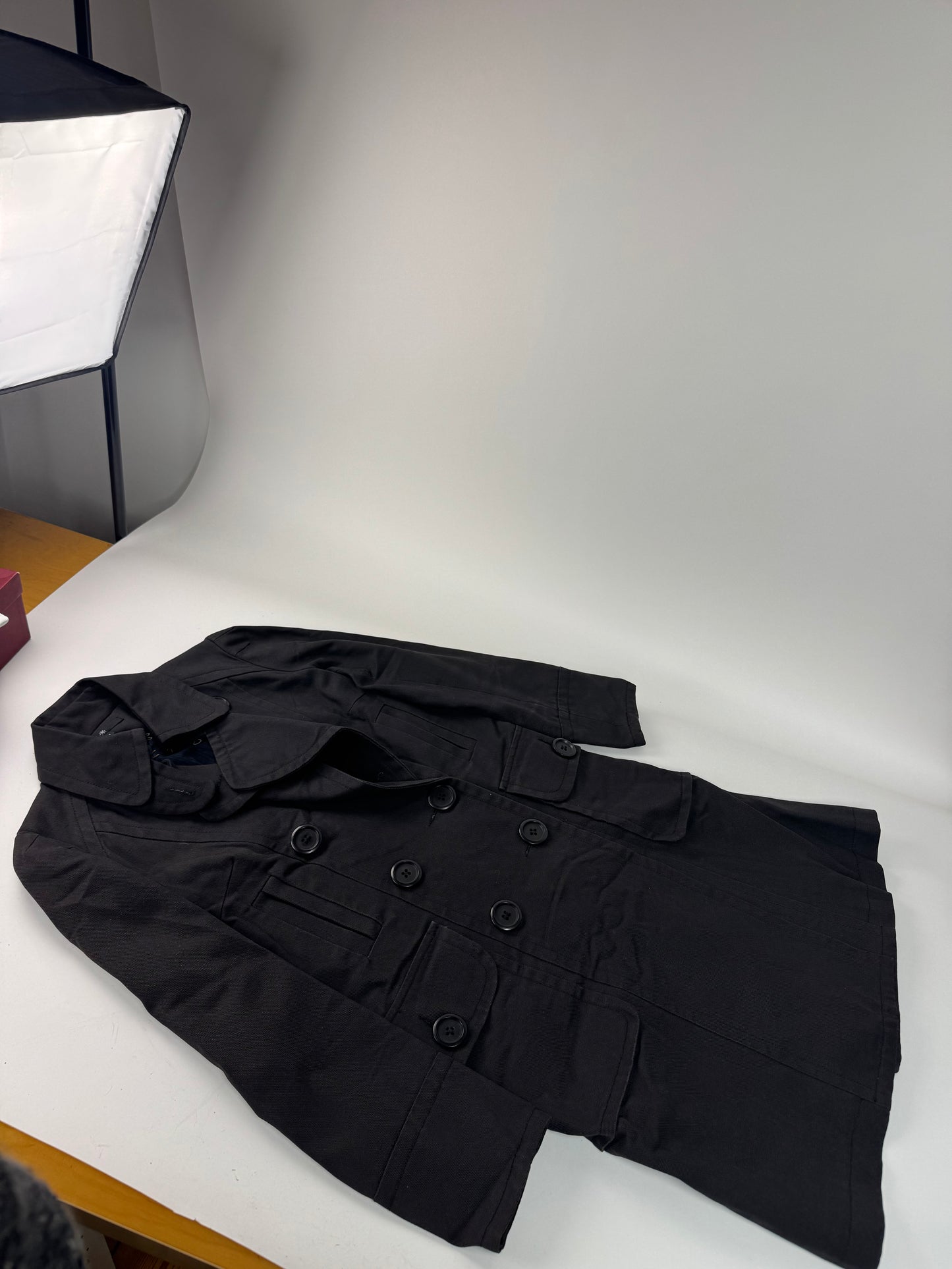 Vintage Isabel Marant Denim Trench coat M Black