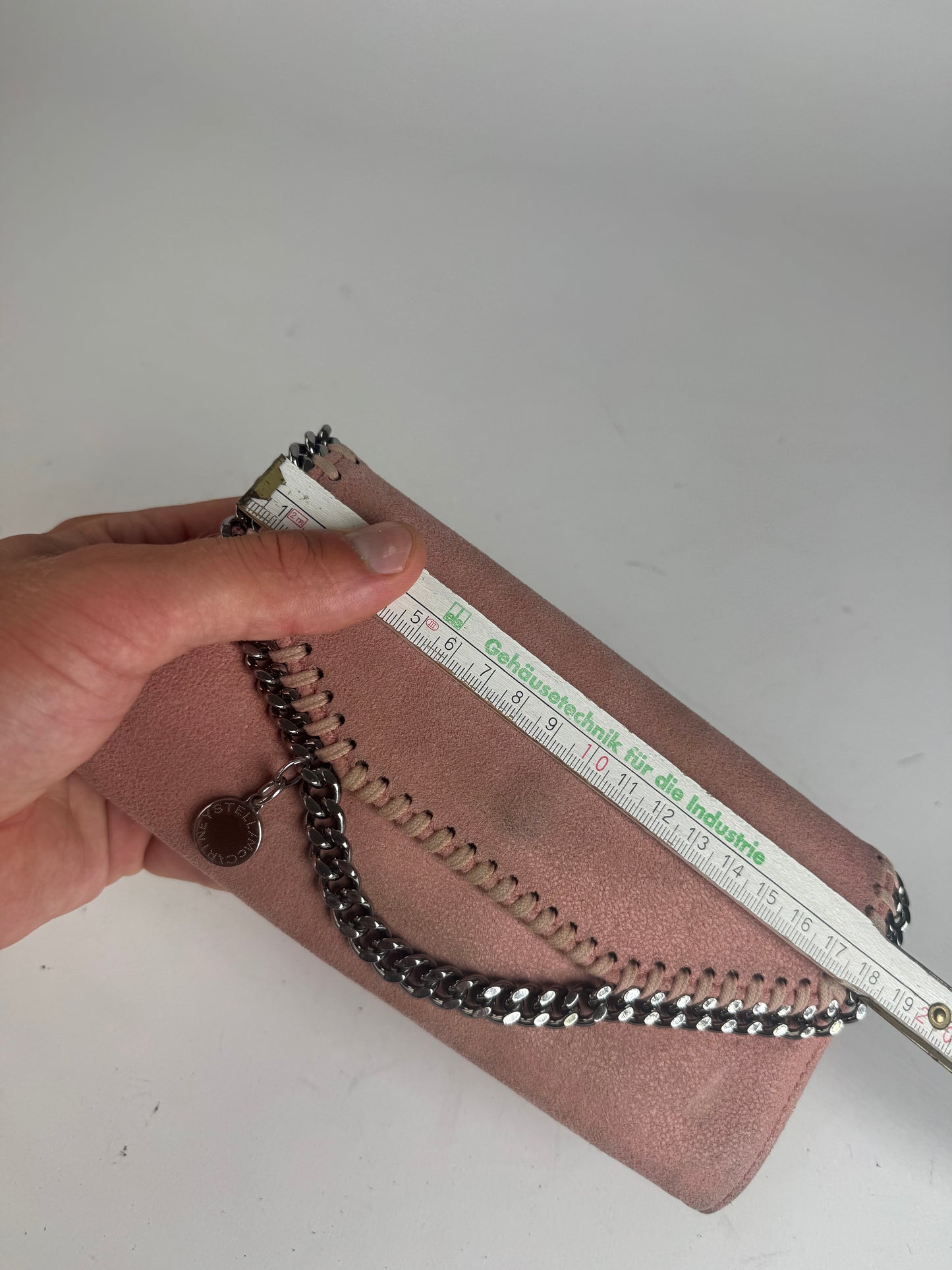 Vintage Stella Mc Cartney Vegan Suede Wallet Pink