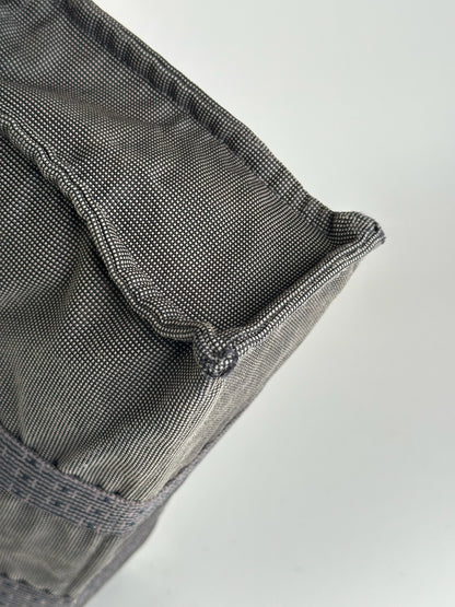 Vintage Hermes cotton bag anthracite