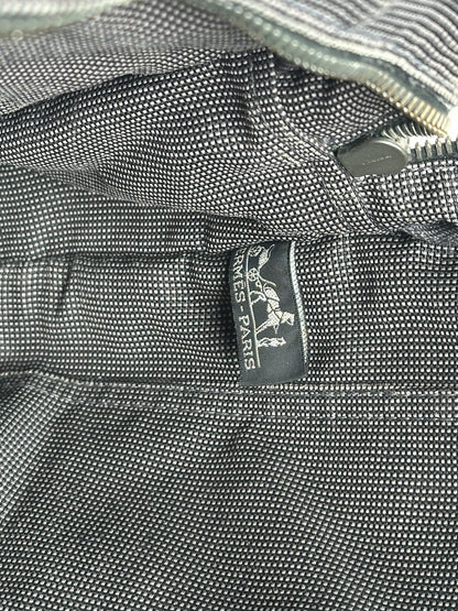 Vintage Hermes cotton bag anthracite