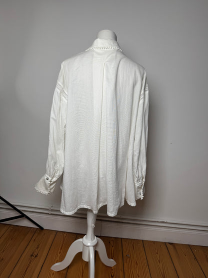 Vintage Dior Blouse Shirt White M