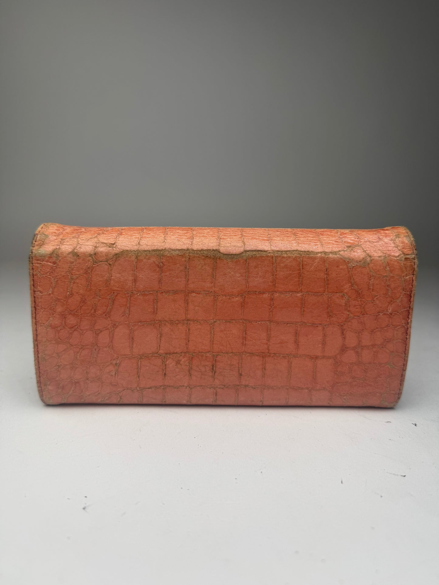 Vintage Miu Miu Leather Wallet orange