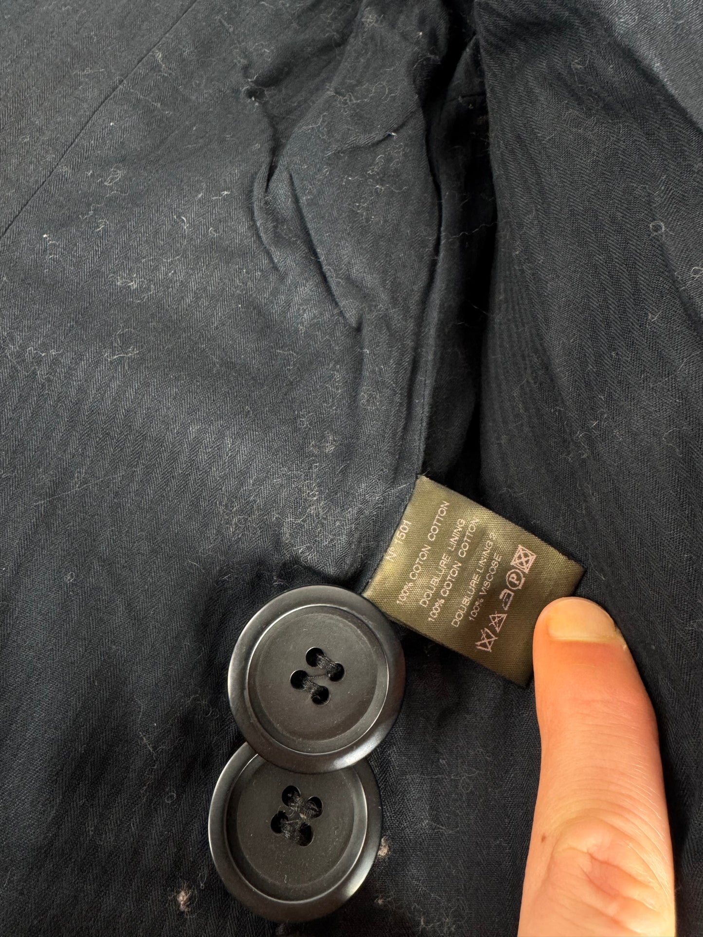 Vintage Isabel Marant Denim Trench coat M Black