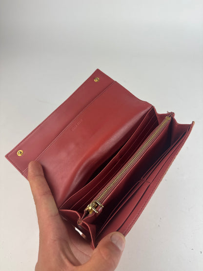 Vintage Miu Miu Leather Wallet orange