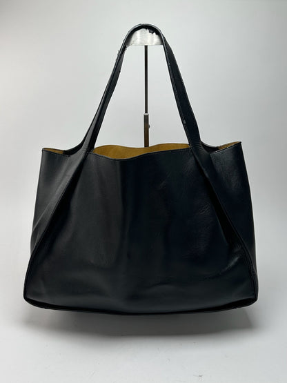 Sac vintage en cuir vegan avec logo Stella Mc Cartney noir