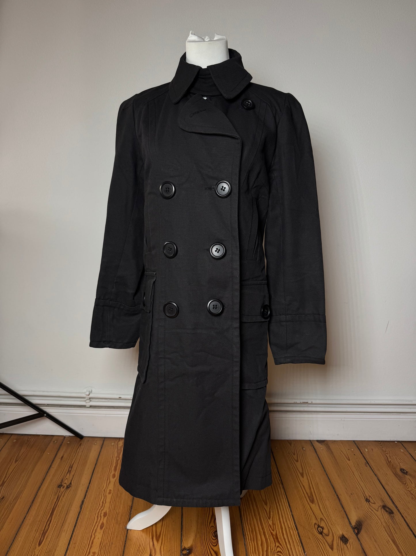 Vintage Isabel Marant Denim Trench coat M Black