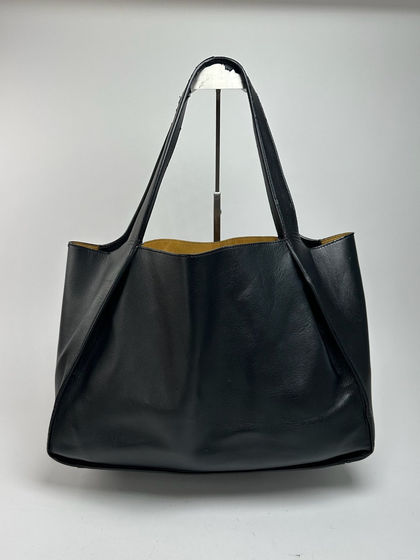 Sac vintage en cuir vegan avec logo Stella Mc Cartney noir