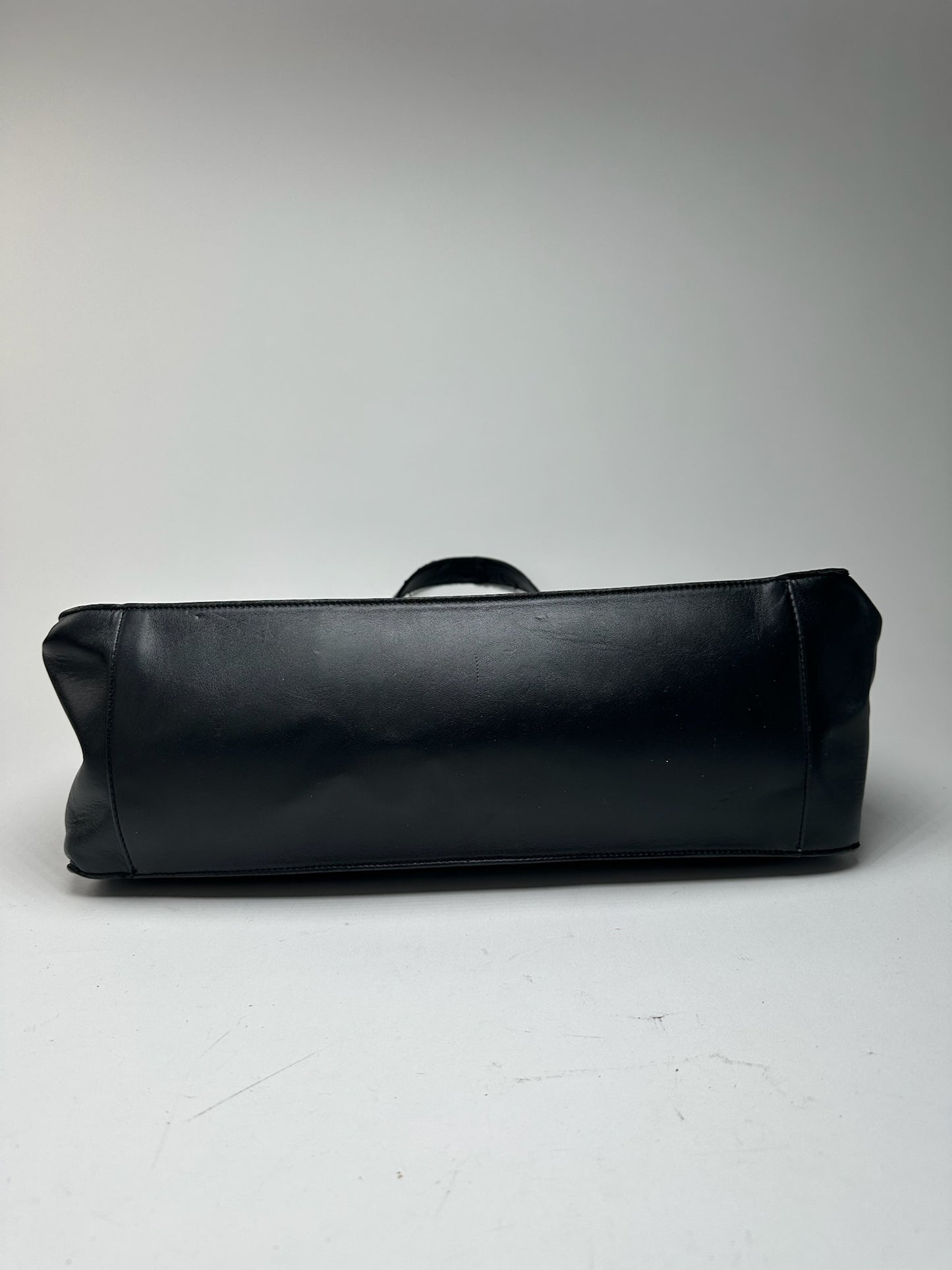 Sac vintage en cuir vegan avec logo Stella Mc Cartney noir