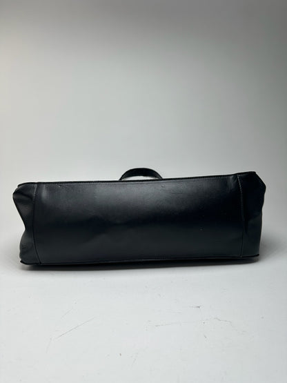 Sac vintage en cuir vegan avec logo Stella Mc Cartney noir