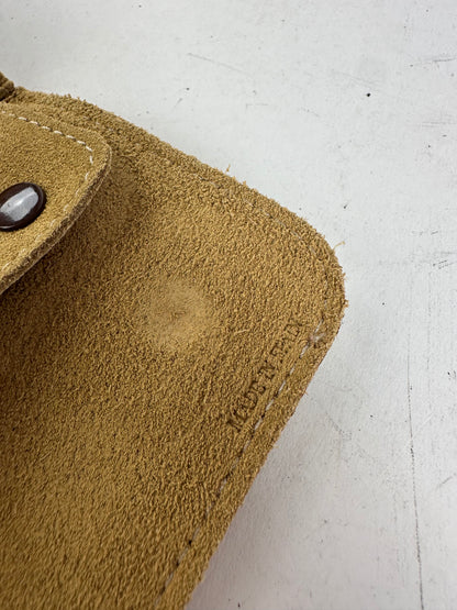 Vintage Loewe Suede Wallet Tan