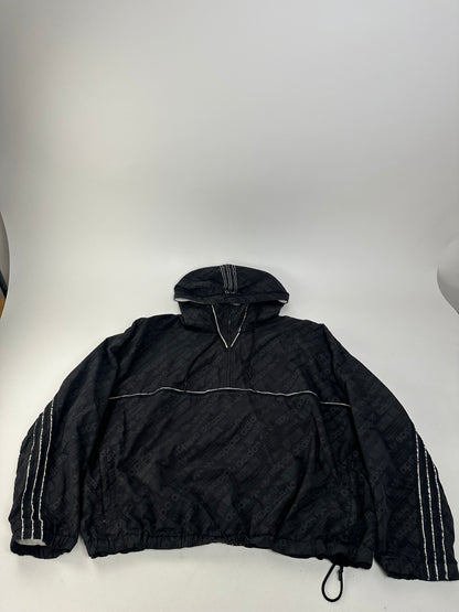 Alexander Wang Windbreaker Black Reflective Logo Pattern