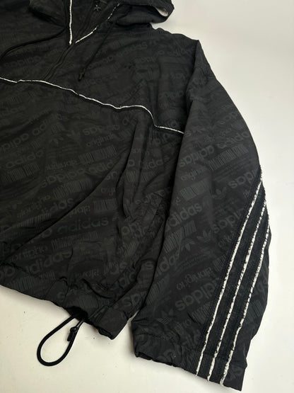Alexander Wang Windbreaker Black Reflective Logo Pattern