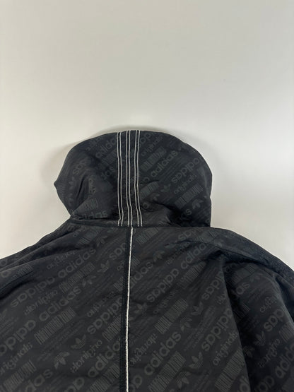 Alexander Wang Windbreaker Black Reflective Logo Pattern