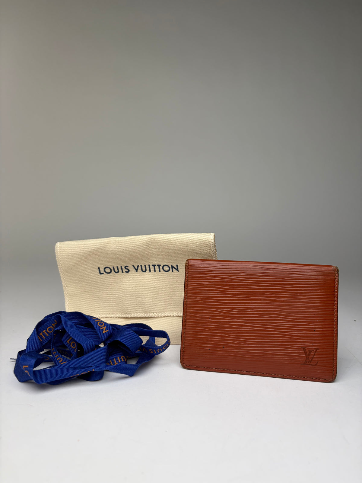 Vintage Louis Vuitton Epi Leather Bifold Wallet Late 1990s Orange