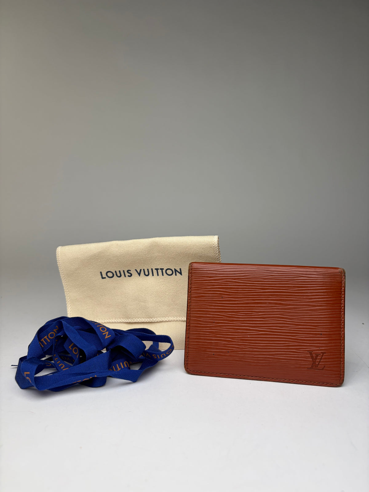 Vintage Louis Vuitton Epi Leather Bifold Wallet Late 1990s Orange
