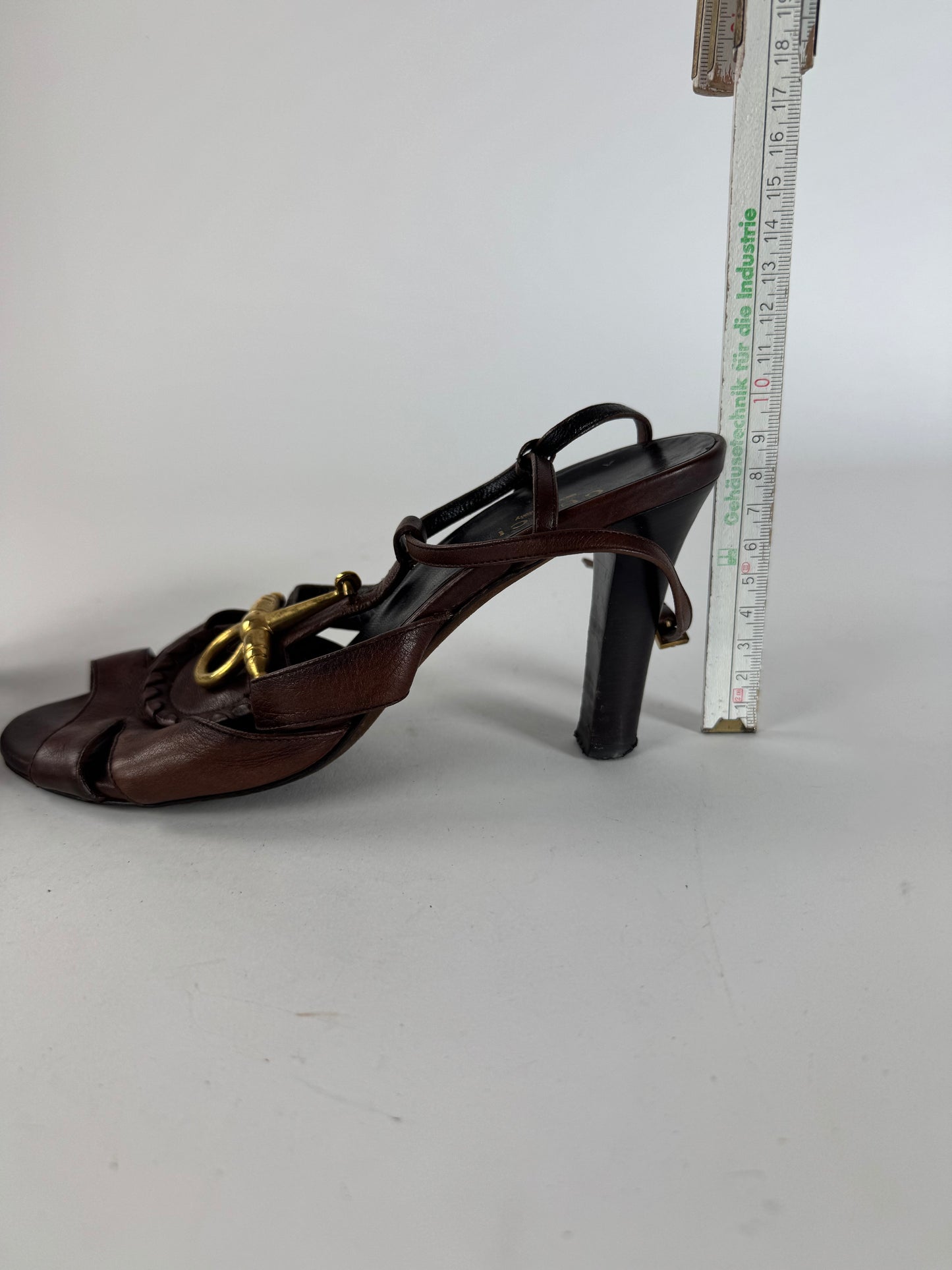 Vintage Gucci Horsebit Tom Ford Leather Pumps Brown EU36