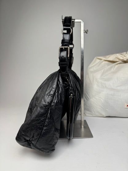 Vintage Marni Vegan Leather Handbag Black