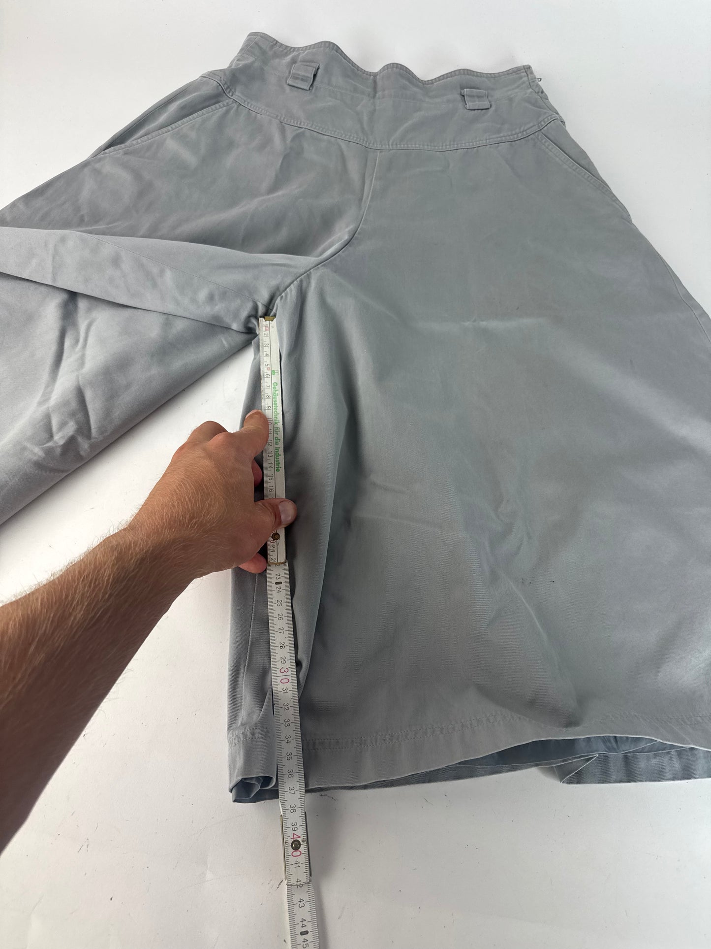 Vintage Dior Denim Shorts Grey