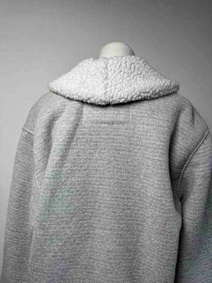 Vintage Kansai Yamamoto Wool Parka Grey White M