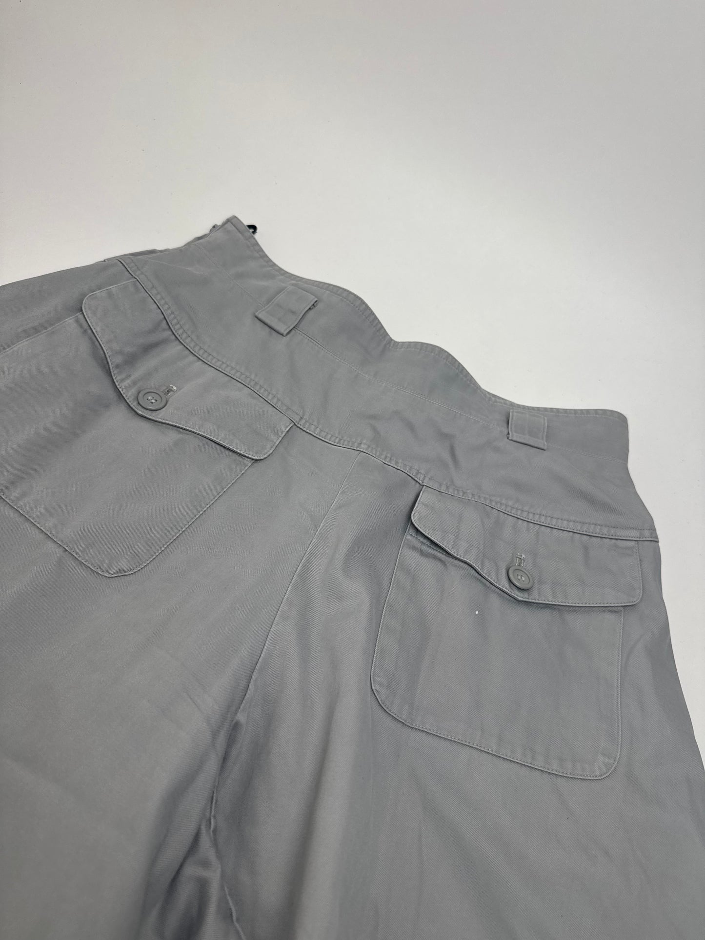 Vintage Dior Denim Shorts Grey