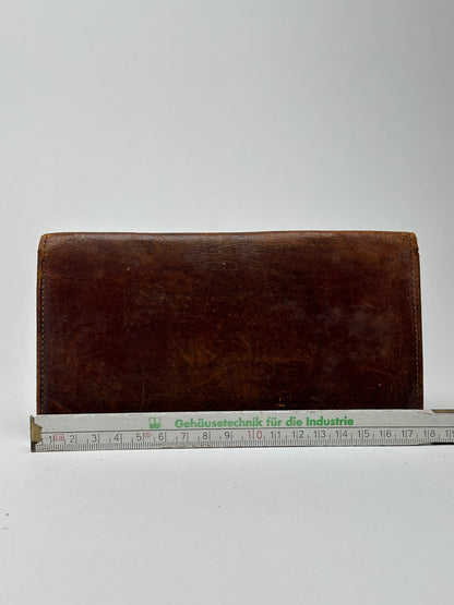 Vintage Coach Leather ID Holder Brown