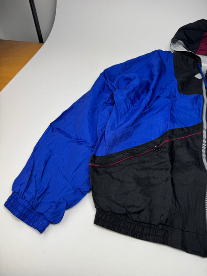 Vintage Givenchy Windbreaker Jacket L Blue Black