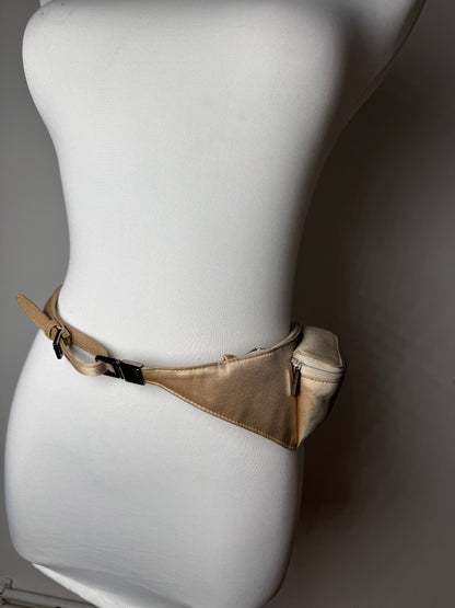 Vintage Gucci Satin Waist Bag Golden
