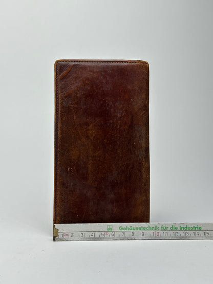 Vintage Coach Leather ID Holder Brown