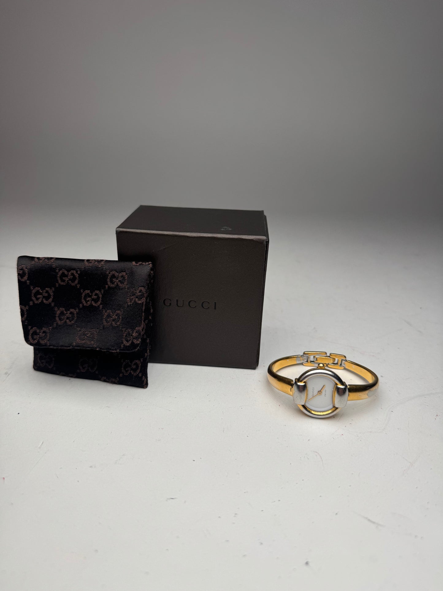 Vintage Gucci Horsebit Watch golden