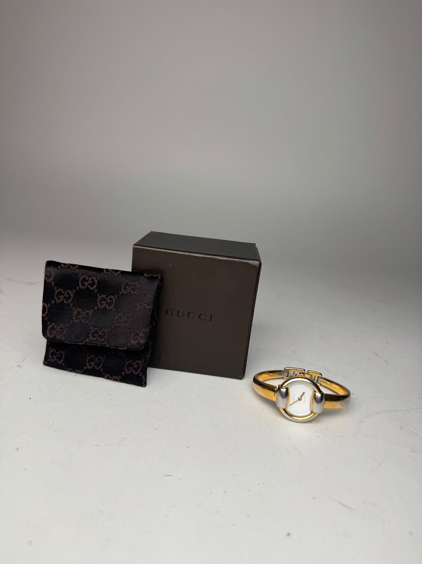 Vintage Gucci Horsebit Watch golden