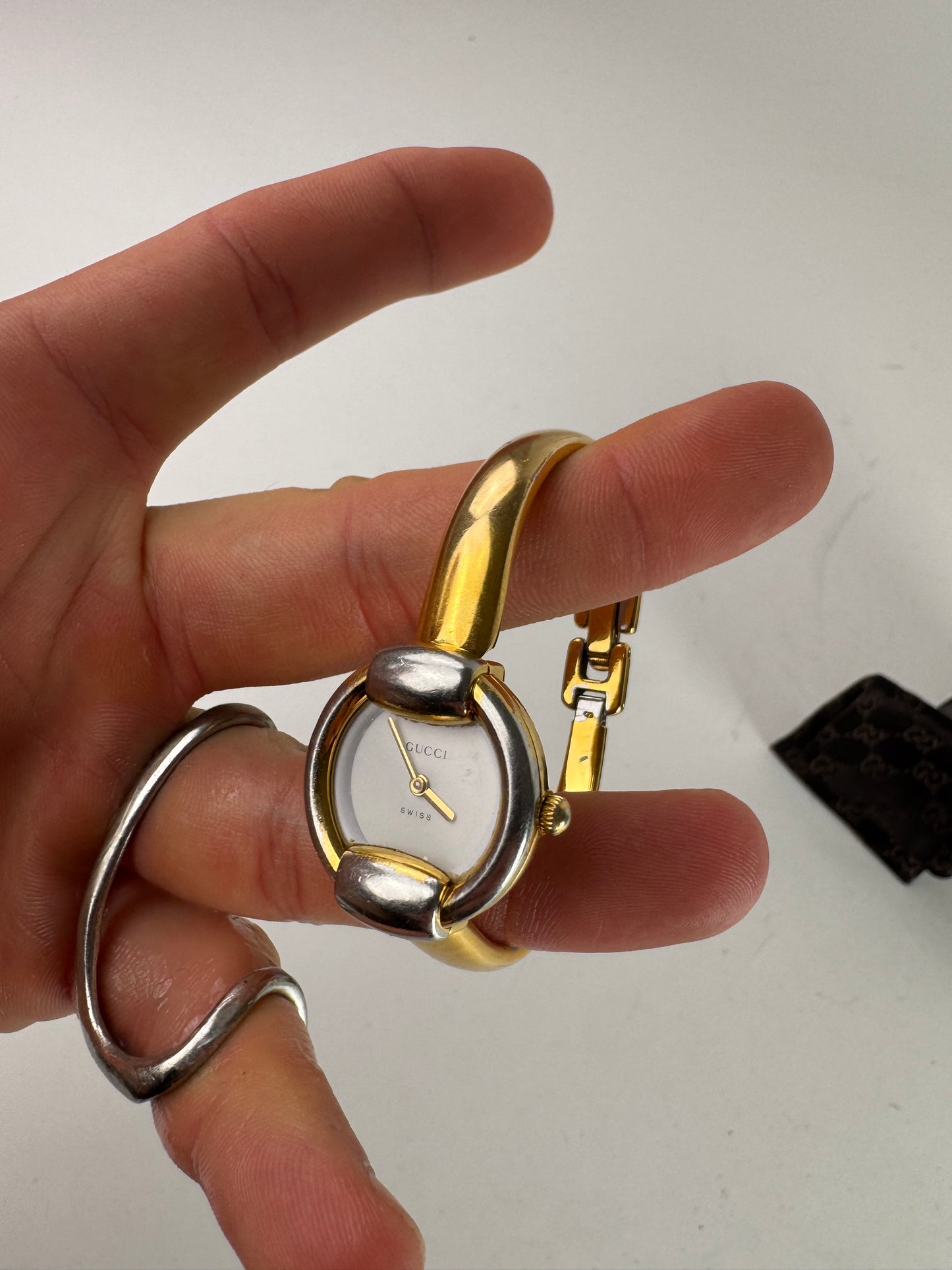 Vintage Gucci Horsebit Watch golden