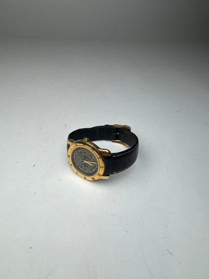 Montre Fendi Vintage 2 Cadrans Or Noir