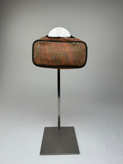 Etro Multicolor Paisley Print Cosmetic Case Fabric