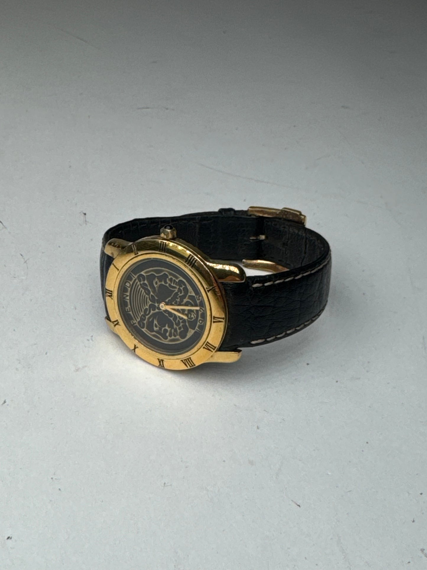 Montre Fendi Vintage 2 Cadrans Or Noir