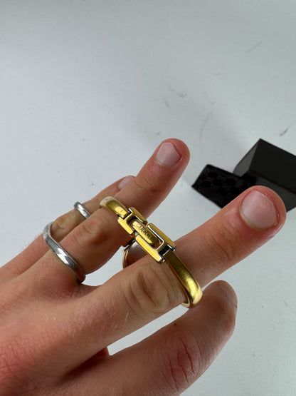 Vintage Gucci Horsebit Watch golden