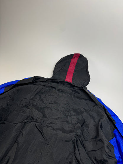 Vintage Givenchy Windbreaker Jacket L Blue Black