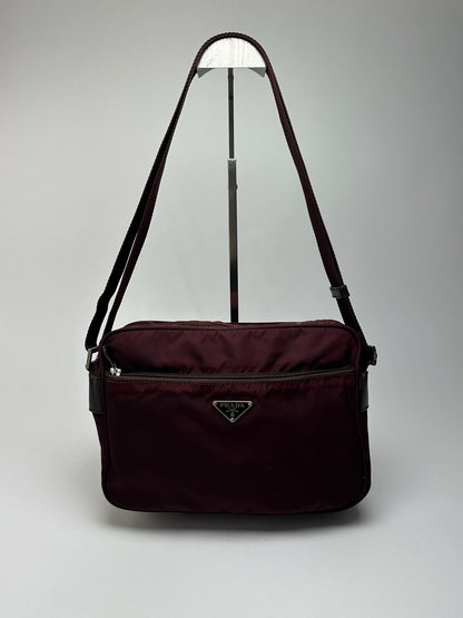 Vintage Prada Polyester Bag purple