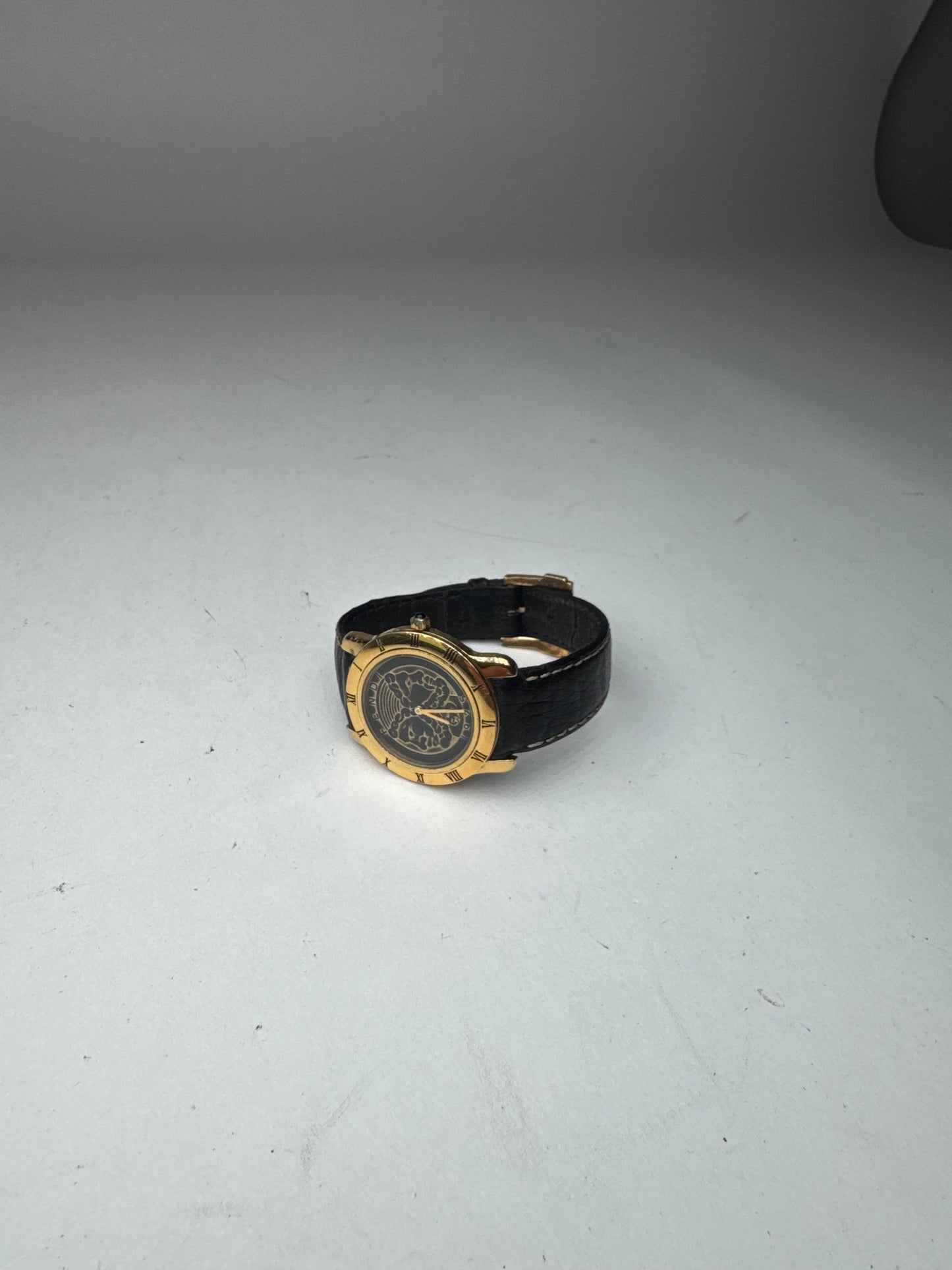 Montre Fendi Vintage 2 Cadrans Or Noir