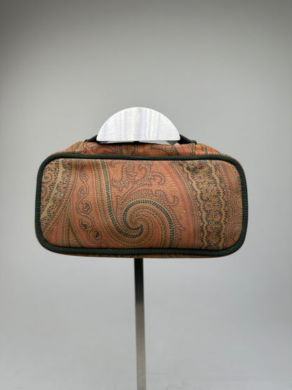 Etro Multicolor Paisley Print Cosmetic Case Fabric