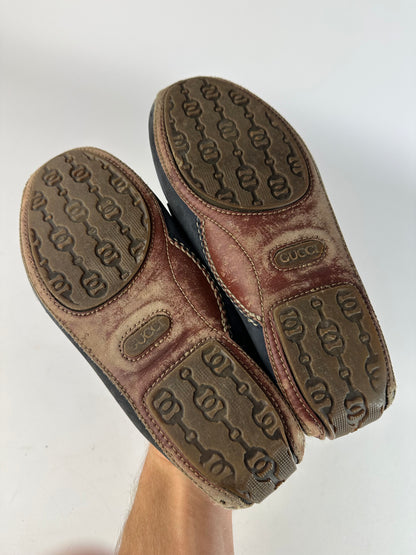 Vintage Gucci Suede Horsebit Loafer Anthracite 40,5