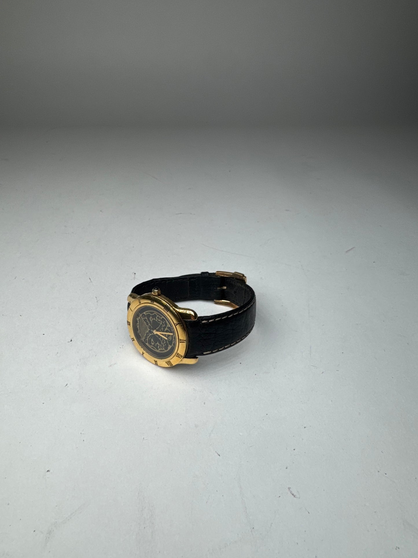 Montre Fendi Vintage 2 Cadrans Or Noir